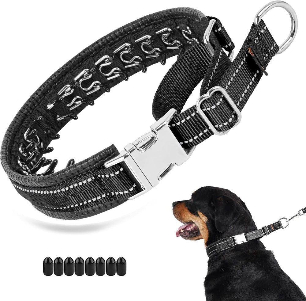 Mayerzon No Pull Collar with Alloy Buckle for Large Dogs that Pull Strongly