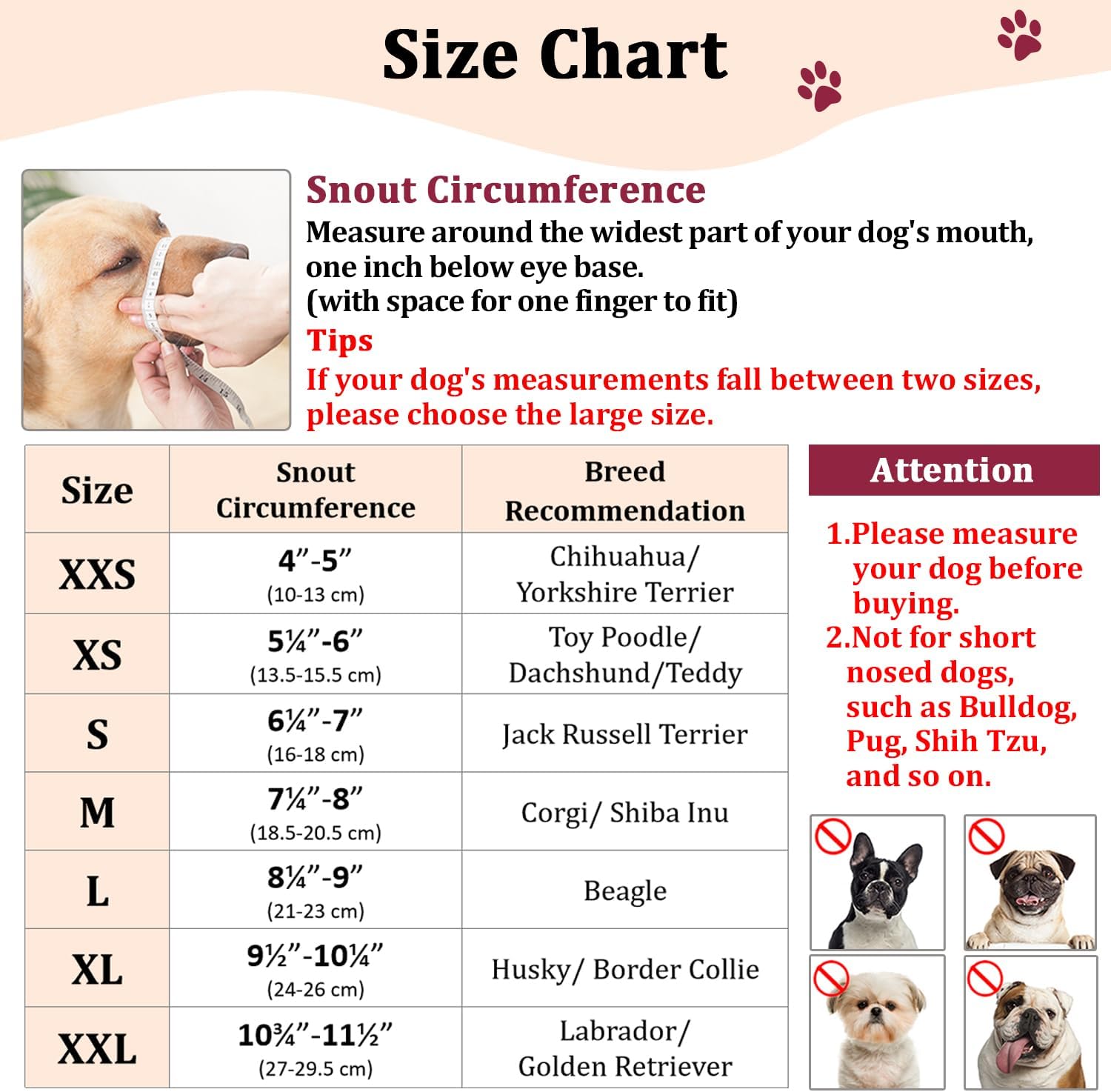 Mayerzon Dog Muzzle, Soft Mesh Muzzles for Small Medium Large Dogs Chihuahua Poodle Husky Labrador Retriever, Breathable Dog Mouth Guard for Biting Chewing Grooming, Allow Panting Drinking